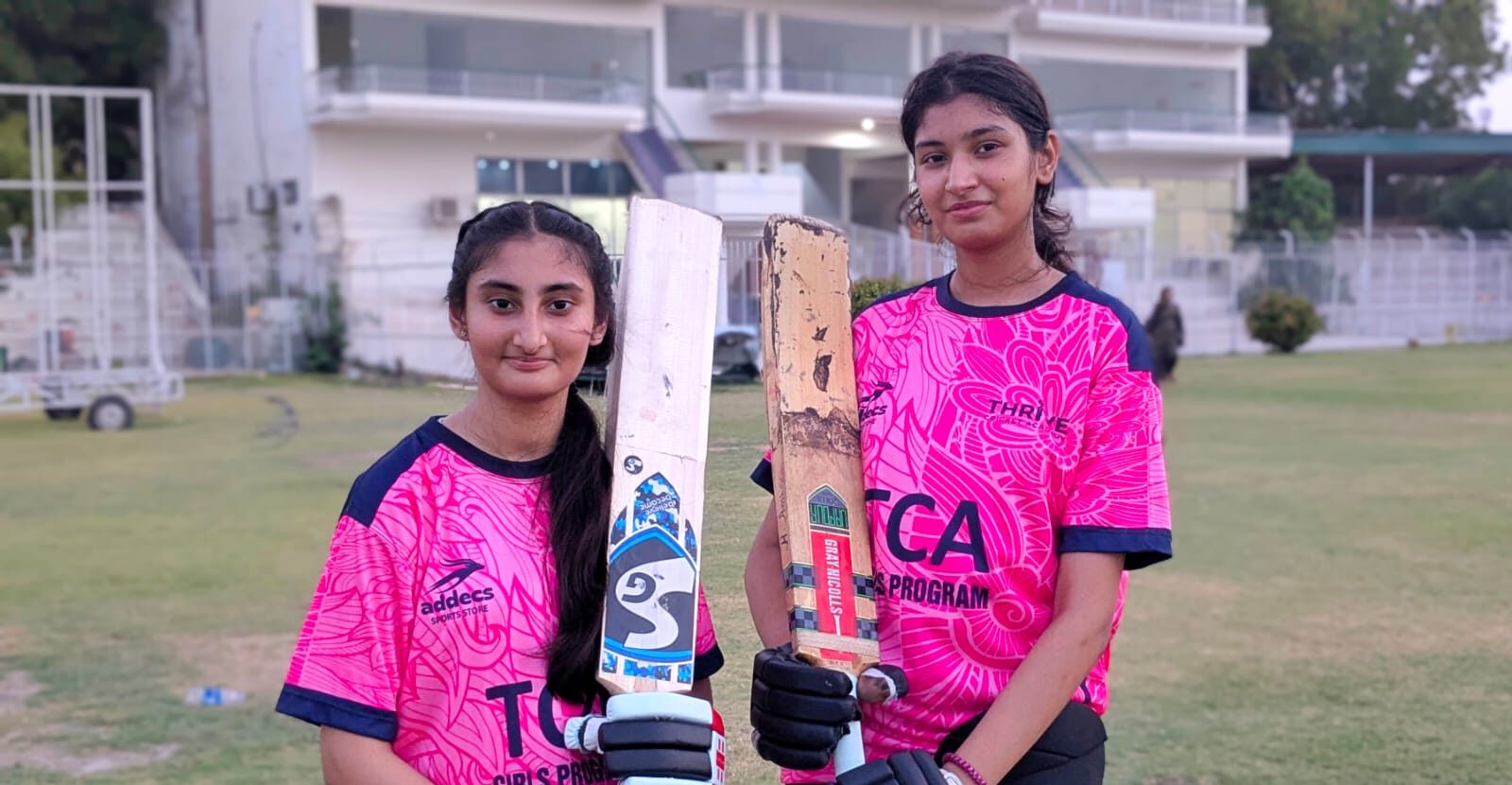 Thrive Girls Cricket Academy training at Niaz Stadium, Hyderabad